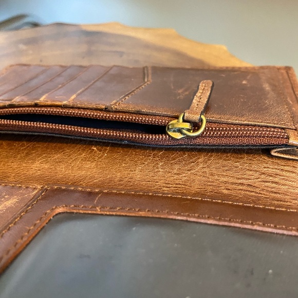 Fossil Wallet - genuine leather - Picture 4 of 4